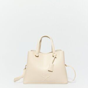 Sfera Rigid office bag Leather-effect bag with handles and detachable strap.